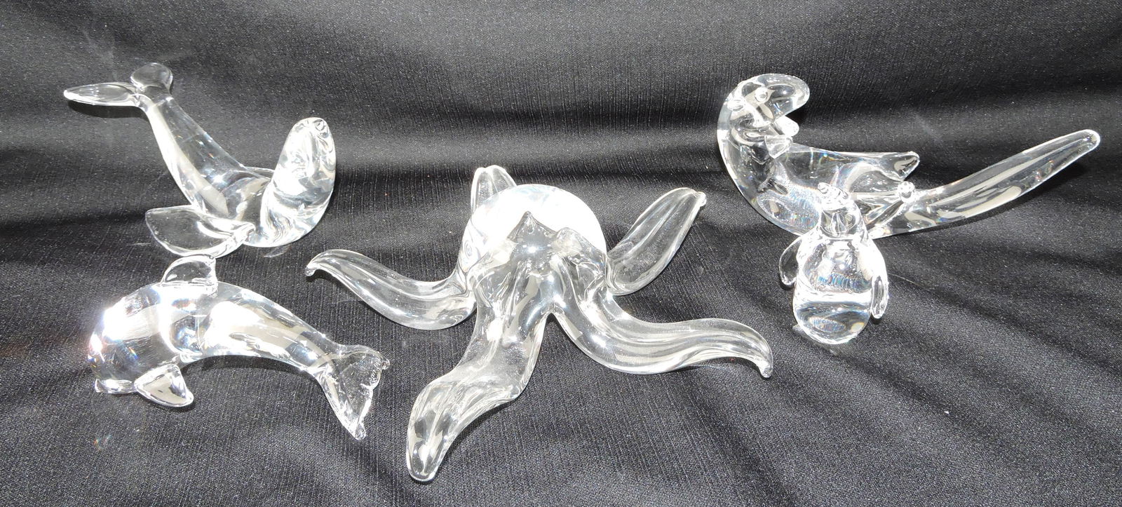 Steuben crystal sculpture lot of 5: (1 of 1)