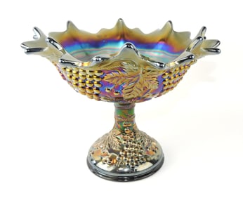 Northwood amethyst carnival glass
