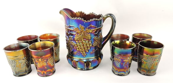 Northwood amethyst carnival glass