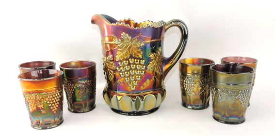 Northwood amethyst carnival glass