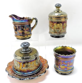 Northwood amethyst carnival glass
