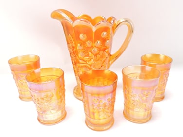 Northwood marigold carnival glass
