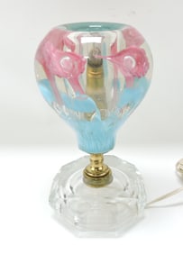 St. Clair rare single weight TV lamp,