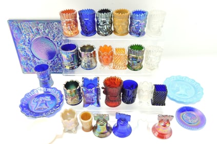 St. Clair group - 21 toothpick holders,
