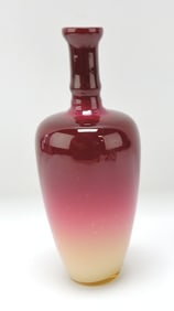 New England Glass plated amberina