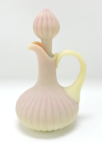 Mt. Washington Burmese ribbed cruet,