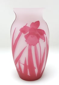 Arsall French cameo vase, 5 1/2"