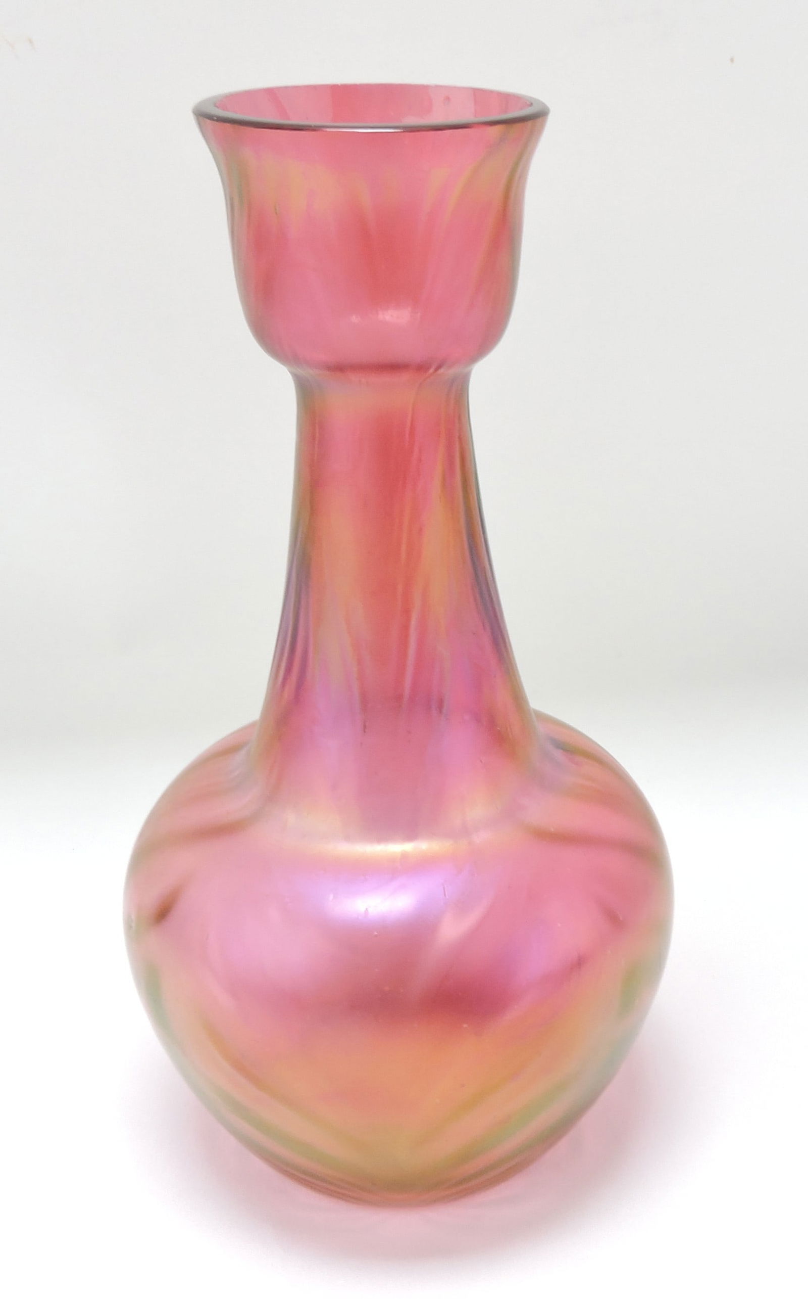 Loetz (attributed) 8 1/4" art glass vase (1 of 1)
