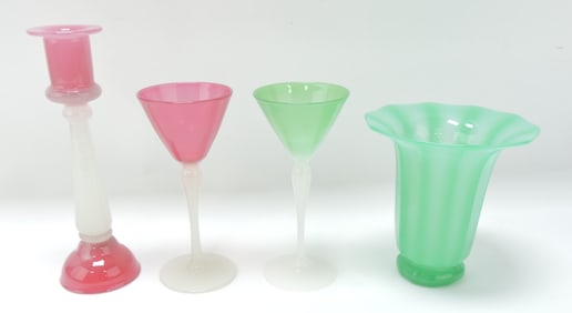 Steuben lot of 4 pieces: