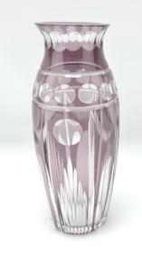 Steuben Carder amethyst cut to clear