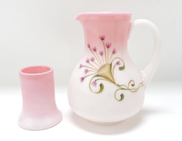 Fenton rosalene tumble up, 7 1/2"