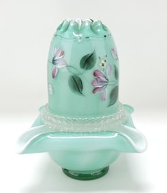 Fenton fairy lamp, 7"