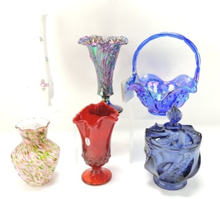 Fenton lot of 6 pieces,