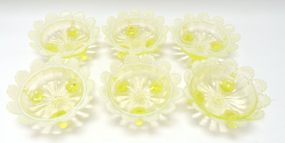 Vaseline uranium Klondyke opalescent