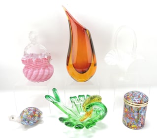 Murano MCM lot of 6 pieces,