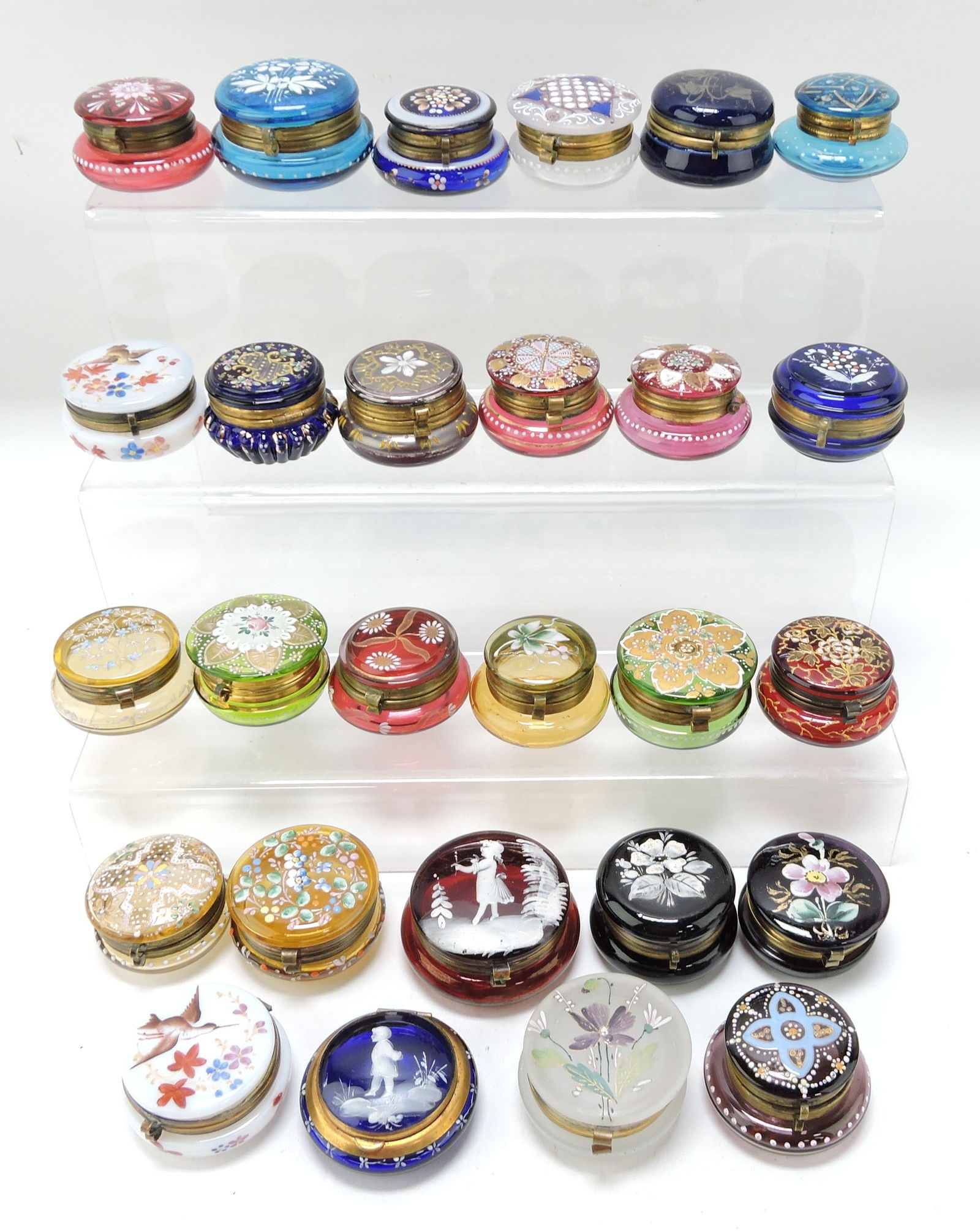 Collection of 27 Moser and other (1 of 2)