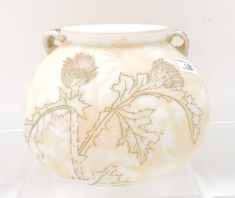 Mt. Washington satin glass thistle