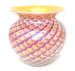 Lundberg Studios 'Cheetah' art glass