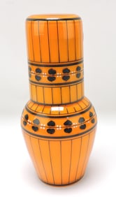 Czechoslovakia orange/black tumble up,