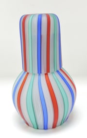 Ribbon glass tumble up, 8"