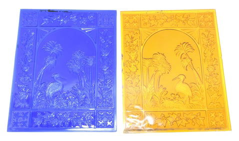 Victorian pressed glass Window tiles