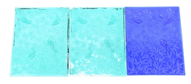 Victorian pressed glass Window tiles
