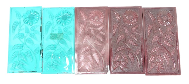 Victorian pressed glass Window tiles
