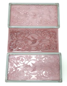Victorian pressed glass Window tiles,
