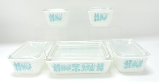 Pyrex 5 pc refrigerator set