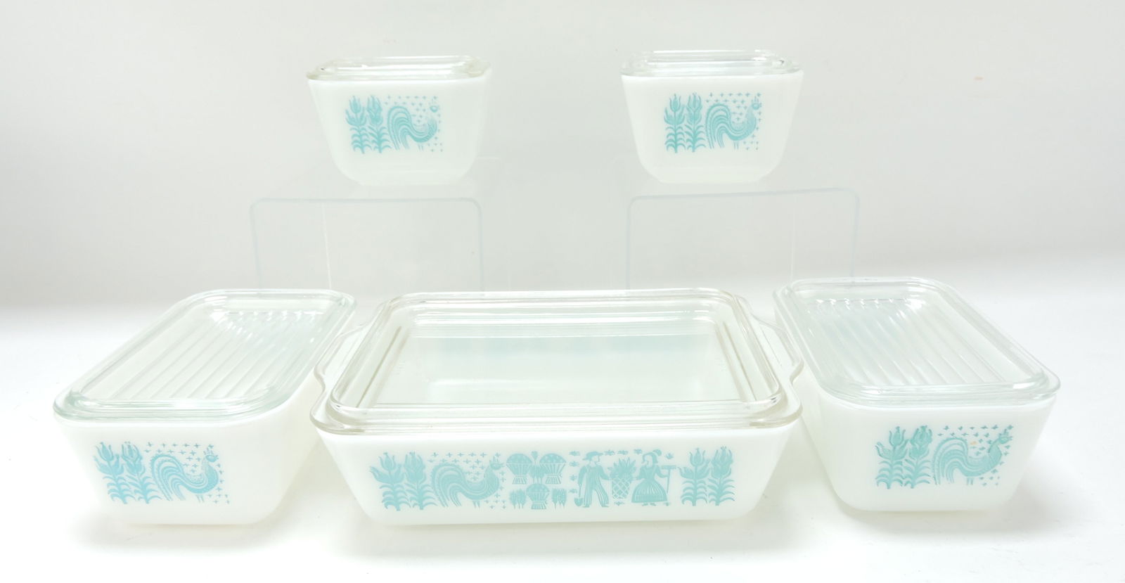 Pyrex 5 pc refrigerator set (1 of 1)