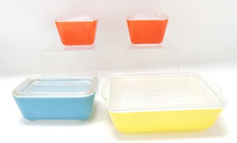 Pyrex 4 pc refrigerator set