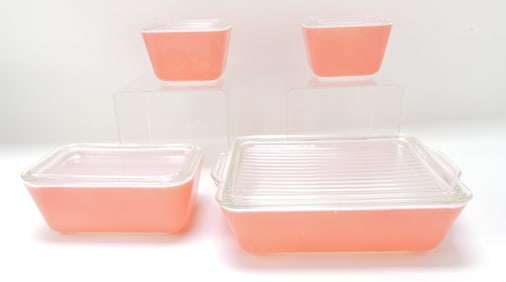 Pyrex 4 pc refrigerator set