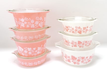 Pyrex Gooseberry 7 pc stack set