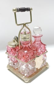 Rubina 4 bottle castor set