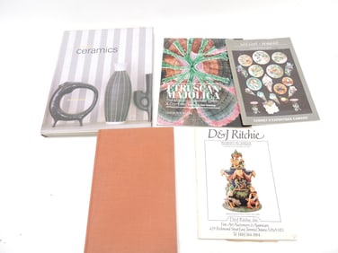A selection of reference books from the