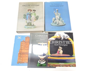 A selection of reference books from the
