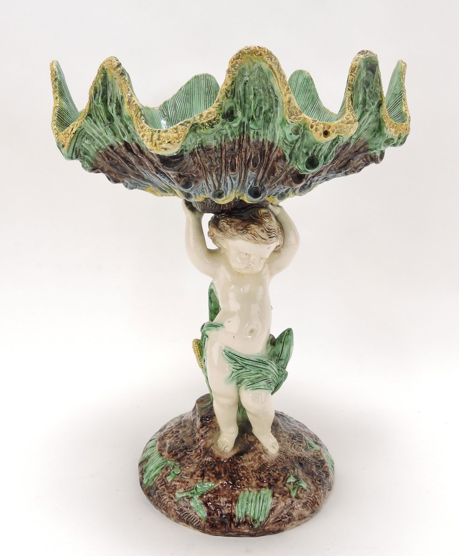 Thomas Sergent (attributed) Palissy majolica (1 of 3)