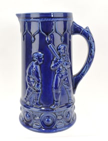 Etruscan majolica cobalt baseball/