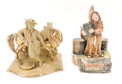 Majolica monk match striker and