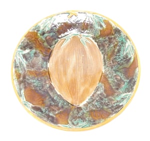 Holdcroft rare majolica 8 1/2" plate