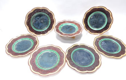 Wedgwood majolica desert service