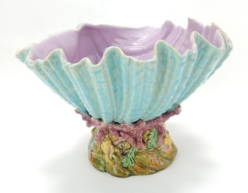 George Jones majolica table center
