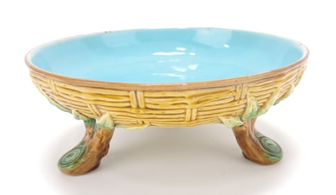 George Jones majolica bamboo and