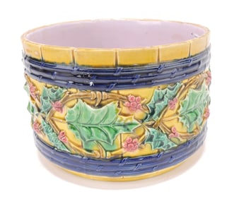 Minton majolica holly and berry