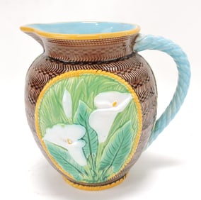 George Jones majolica calla lily