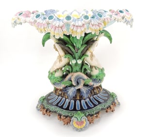 Hugo Lonitz majolica monumental