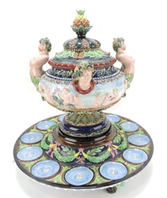 Hugo Lonitz majolica monumental