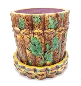 George Jones majolica rustic