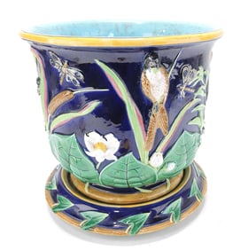 George Jones majolica jardiniere