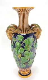 Minton majolica 'Queen's Vase'